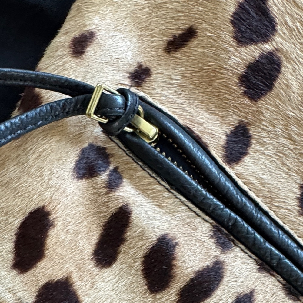 Jerome Dreyfuss Animal Print Hobo Bag - Picture 7 of 16